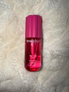 amika aura Hair + Body Mist in Vibrant Pink